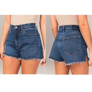 Abercrombie & Fitch The Cutoff Short High Rise Curve Love Women 28/6 Denim Jean